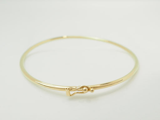 Bracelet Bracelet jonc flexible en or jaune 58 Facettes Vic Val