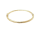Bracelet enfant ouvrant jonc torsadé en or jaune