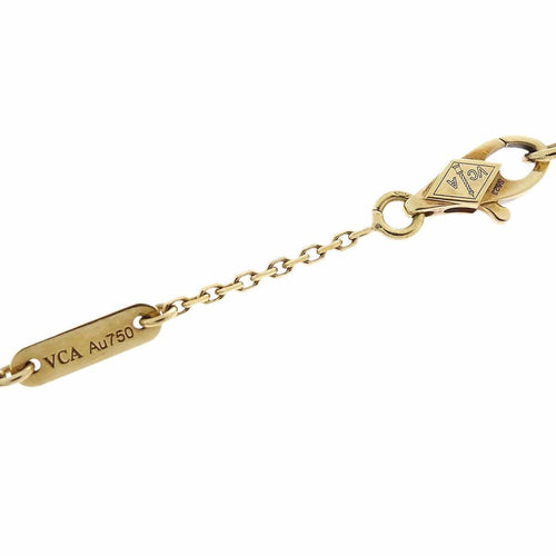 Collier Van Cleef & Arpels Vintage Alhambra - Collier pendentif en or jaune et nacre 58 Facettes dl545as8jt