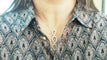 Collier Collier en or blanc, citrines et diamants 58 Facettes 32805b