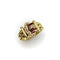 Bague 48 Bague boucle vintage en or 18K, diamants et rubis 58 Facettes A2009Q