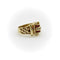 Bague 48 Bague boucle vintage en or 18K, diamants et rubis 58 Facettes A2009Q