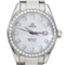 Omega Seamaster Aqua Terra - Montre Lady en acier et diamants
