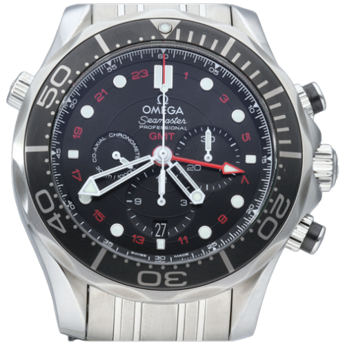 Omega Seamaster - Montre Diver 300M GMT chronographe en acier