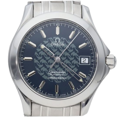 Omega Seamaster - Montre 120M Jacques Mayol automatique en acier