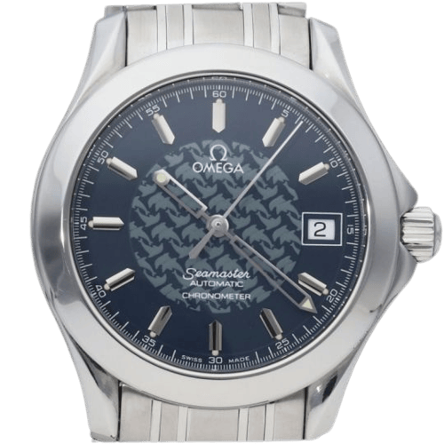 Montre Omega Seamaster 120M Jacques Mayol - Montre automatique en acier 58 Facettes MT47035