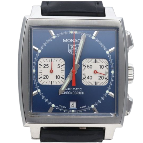 TAG Heuer Monaco - Montre chronographe en acier