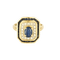 Bague 58 Bague en or jaune et gris, saphirs et diamants 58 Facettes B260198