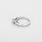 Bague 51 Bague solitaire en or blanc et diamant 0,60 carat 58 Facettes B260368