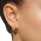 Boucles d'oreilles Jullie - Boucles d'oreilles boule en quartz brun 58 Facettes SER1038YG