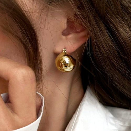 Boucles d'oreilles Jullie - Boucles d'oreilles Big Bell 58 Facettes SER1034YG