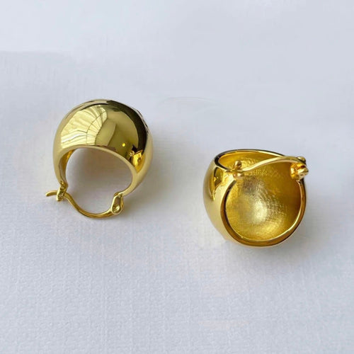 Boucles d'oreilles Jullie - Boucles d'oreilles Big Bell 58 Facettes SER1034YG