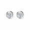 Boucles d'oreilles Embrace - Boucles d'oreilles Donut en or blanc et diamants 58 Facettes GER1012WG