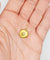 Pendentif Pendentif cible Art déco en or 18K et diamant taille ancienne 58 Facettes A07273