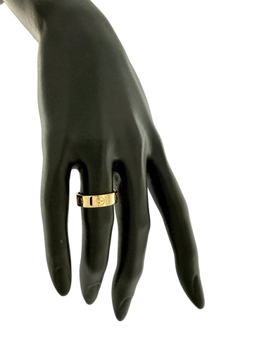 Bague 55 Cartier Love - Bague en or jaune 18 carats 58 Facettes A2100