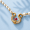 Collier Collier perles de culture en or jaune, rubis et diamants 58 Facettes 1786