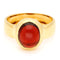 Bague 56 Bague solitaire vintage en or 18k et grenat cabochon 58 Facettes 619505280F594AEFA3BF6829C08E113A