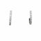 Boucles d'oreilles Créoles en or blanc et diamants 58 Facettes 35465