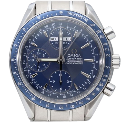 Omega Speedmaster - Montre Day-Date chronographe 40 mm en acier