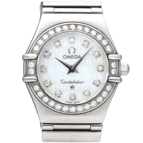 Omega Constellation - Montre femme en acier