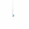 Collier Van Cleef & Arpels Sweet Alhambra - Collier en or blanc et turquoise 58 Facettes jnci86