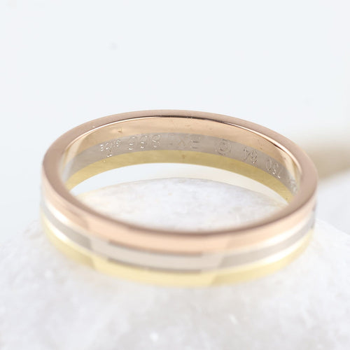 Bague 64 Cartier Trinity - Bague en or trois couleurs 18K 58 Facettes O