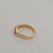 Bague 55 Bague en or jaune et blanc avec diamants et rubis 58 Facettes 2090407