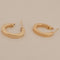 Boucles d'oreilles Créoles en or jaune 18 carats 58 Facettes 2584448