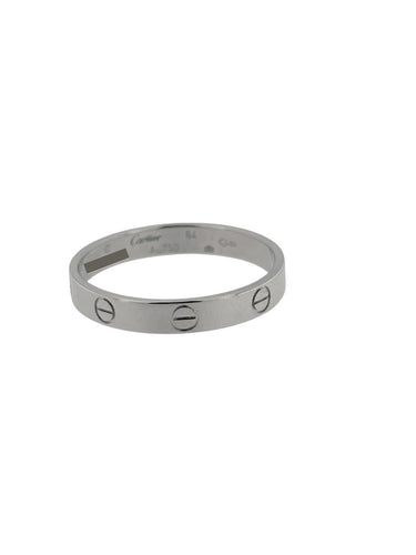 Bague 64 Cartier Love - Bague petit modèle en or blanc 58 Facettes A2102