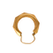 Créoles anciennes - Boucles d'oreilles ciselées en or jaune