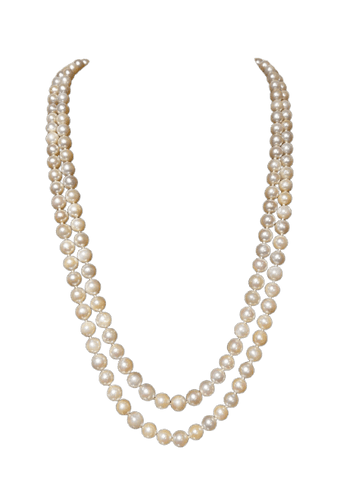 Collier Collier choker double rang en or 18K, 152 perles de culture 58 Facettes 933