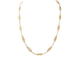 Collier Collier maille filigrane en or jaune 58 Facettes 33512