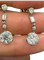 Art Déco - Pendants d’oreilles en platine et diamants anciens