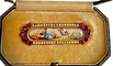 Louis XVI - Broche en or 19,2 carats, perles et rubellites