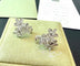 Boucles d'oreilles Van Cleef & Arpels Socrate - Boucles d’oreilles en or blanc et diamants 58 Facettes jnci81