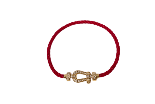 Bracelet Fred Force 10 - Bracelet en or rose et diamants 58 Facettes jnci82
