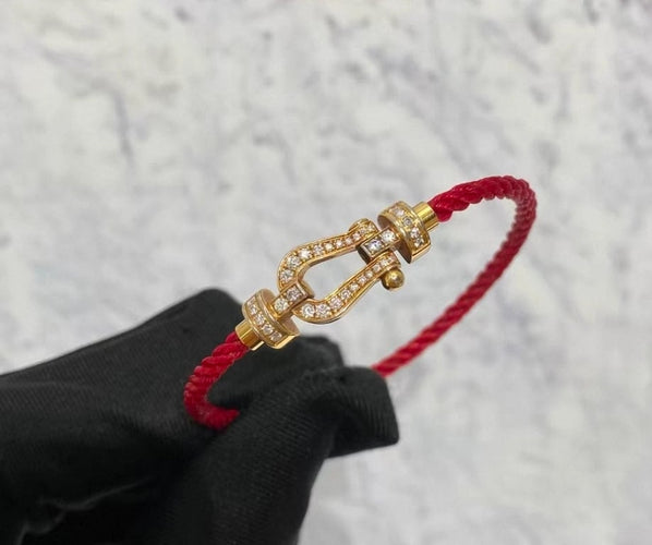 Bracelet Fred Force 10 - Bracelet en or rose et diamants 58 Facettes jnci82