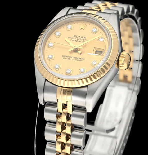 Montre Rolex - Montre Lady-Datejust 79173G en or et acier 58 Facettes ROL/LDJ/673