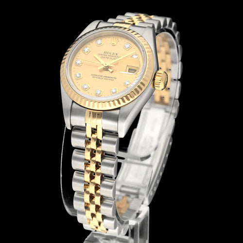 Montre Rolex - Montre Lady-Datejust 79173G en or et acier 58 Facettes ROL/LDJ/673