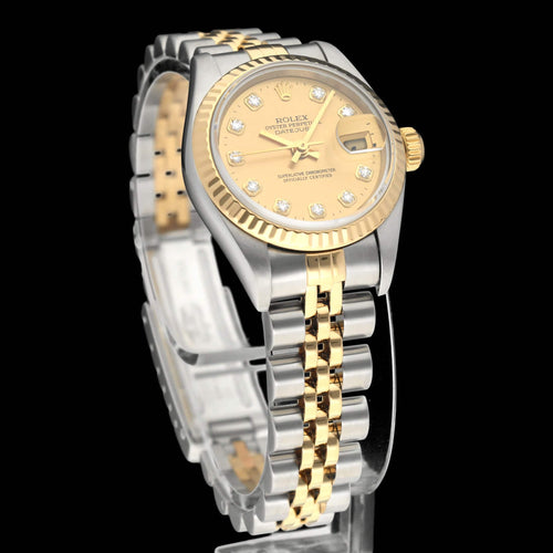 Montre Rolex - Montre Lady-Datejust 79173G en or et acier 58 Facettes ROL/LDJ/673