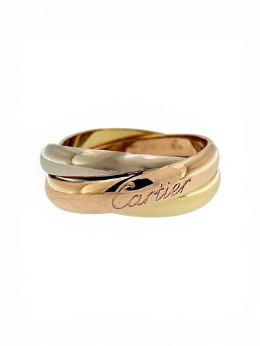 Bague 67 Cartier Trinity - Bague triple en or 18 carats 58 Facettes A2105