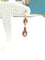 Boucles d'oreilles Boucles d'oreilles girandoles en or jaune et grenats 58 Facettes BO  001