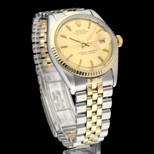 Montre Rolex - Montre Datejust 1601 en or et acier 58 Facettes ROL/DJ1/1470