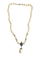 Collier perles, tanzanite et diamants en or blanc