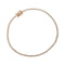 Bracelet Bracelet ligne en or rose et diamants 58 Facettes 35764
