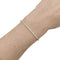 Bracelet Bracelet ligne en or rose et diamants 58 Facettes 35764