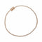 Bracelet Bracelet ligne en or rose et diamants 58 Facettes 35764
