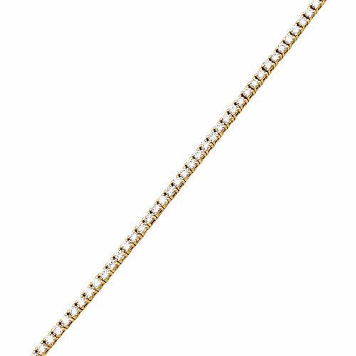 Bracelet Bracelet ligne en or rose et diamants 58 Facettes 35764