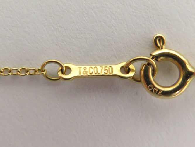Collier Tiffany & Co Paloma's Graffiti X - Collier en or jaune, platine et diamants 58 Facettes 275378
