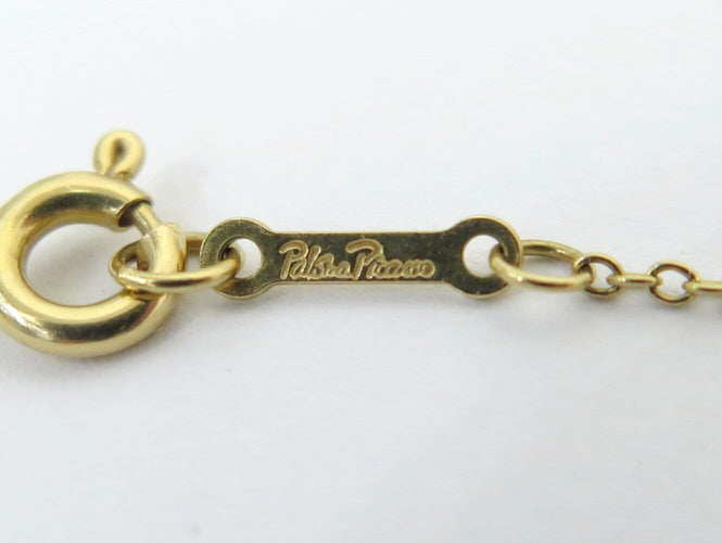 Collier Tiffany & Co Paloma's Graffiti X - Collier en or jaune, platine et diamants 58 Facettes 275378